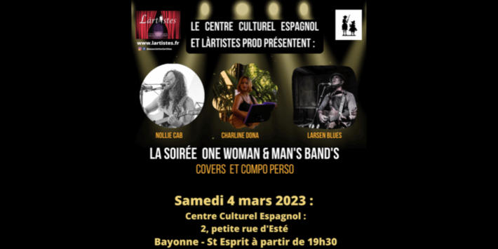 Soirée one woman & man’s band’s
